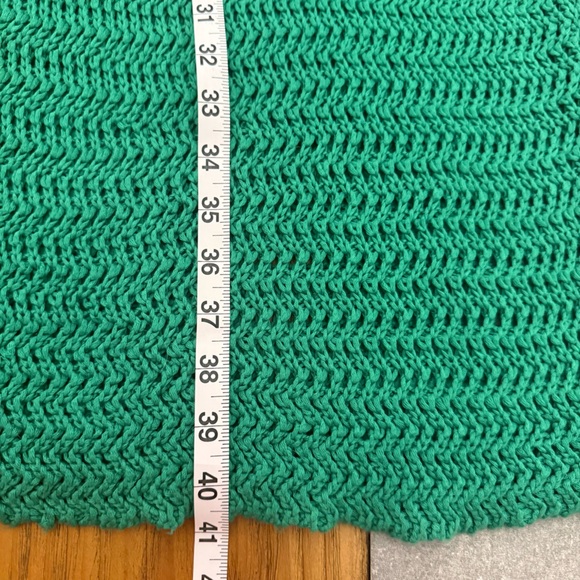 Peppermayo Haven Crochet Cut-Out Maxi Dress Green Two-Tone Size S/M - Picture 11 of 11